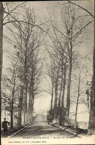 Ak Rosny sous Bois Seine Saint Denis, Roue de Nogent
