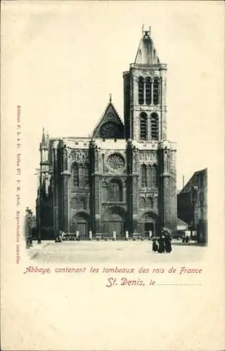 Ak Saint Denis Seine Saint Denis, Basilika