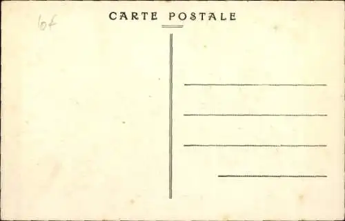 Ak Benet Vendee, Post, Rathaus, Platz, Denkmal