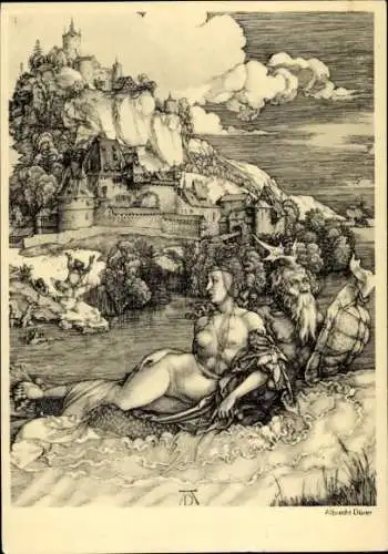Künstler Ak Dürer, Albrecht, Meerwunder, Raub der Amymone