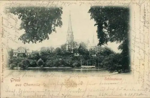 Ak Chemnitz in Sachsen, Schlossteich