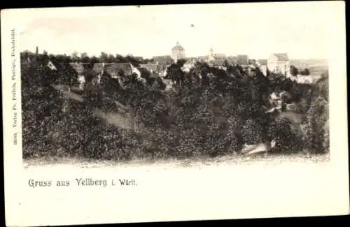 Ak Vellberg in Württemberg, Gesamtansicht