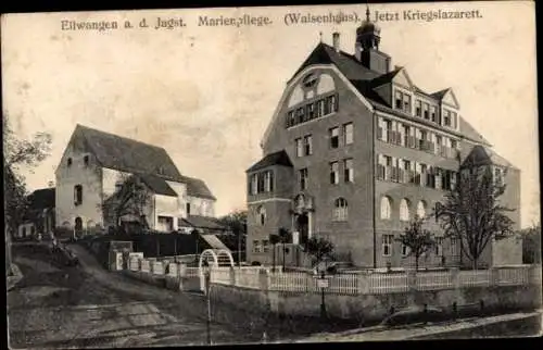 Ak Ellwangen an der Jagst Württemberg, Marienpflege, Waisenhaus, Kriegslazarett