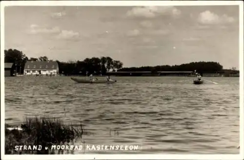 Ak Kastenseeon Glonn Oberbayern, Strand, Moorbad