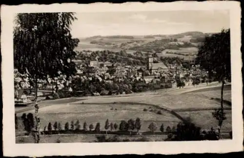 Ak Lößnitz Lössnitz im Erzgebirge, Gesamtansicht
