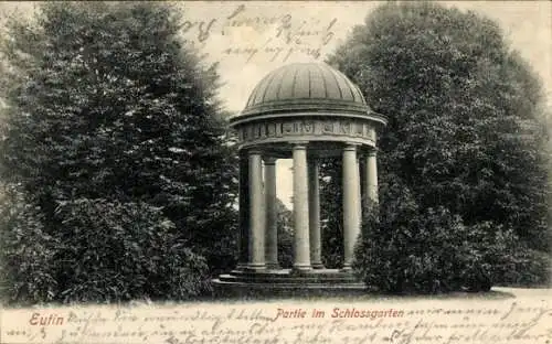 Ak Eutin in Ostholstein, Säulenhalle, Schlossgarten, Parklandschaft, alte 