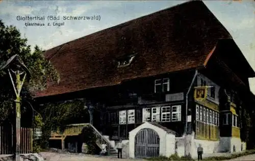 Ak Glottertal im Schwarzwald, Gasthof zum Engel