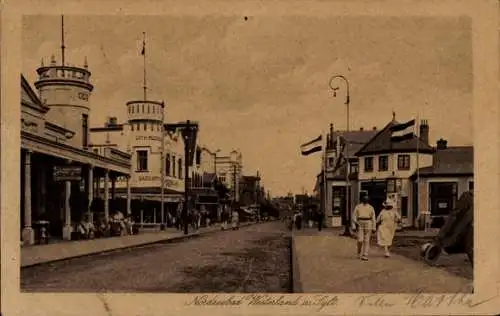 Ak Westerland auf Sylt, Nordseebad  Strandpromenade,  Gebäude