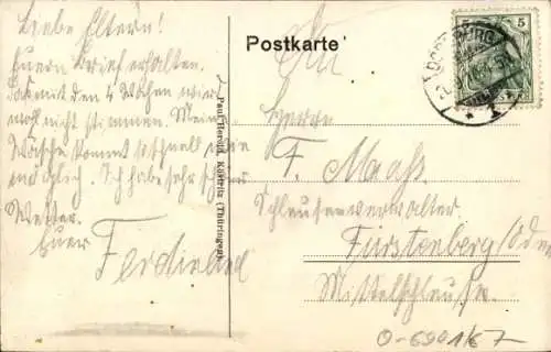Ak Tautenburg in Thüringen, Gesamtansicht
