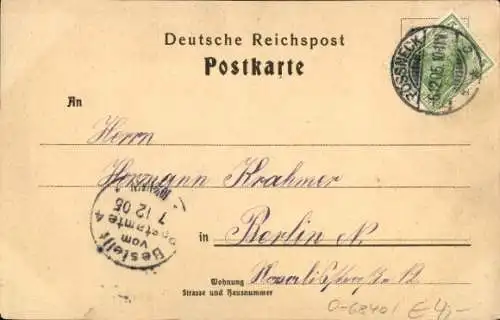 Litho Pößneck in Thüringen, Rathaus