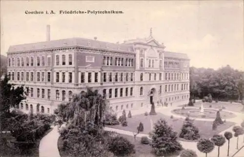 Ak Cöthen Köthen in Anhalt, Friedrichs Polytechnikum