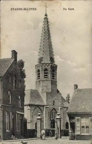 Ak Staden Westflandern, Kirche