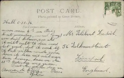 Ak Hull Kingston upon Hull Yorkshire England, Straßenszene, Spring Bank,  Gebäude, Straßenbahnen