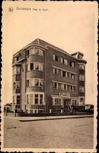 Ak Duinbergen Knokke Heist Westflandern, Hotelgebäude,  Hotel du Soleil