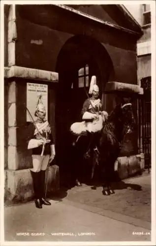 Ak City of Westminster London England, Whitehall, Horse Guard