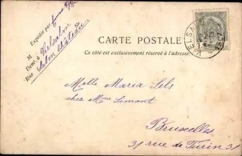 Ak Salm Elsass Bas Rhin, Gesamtansicht