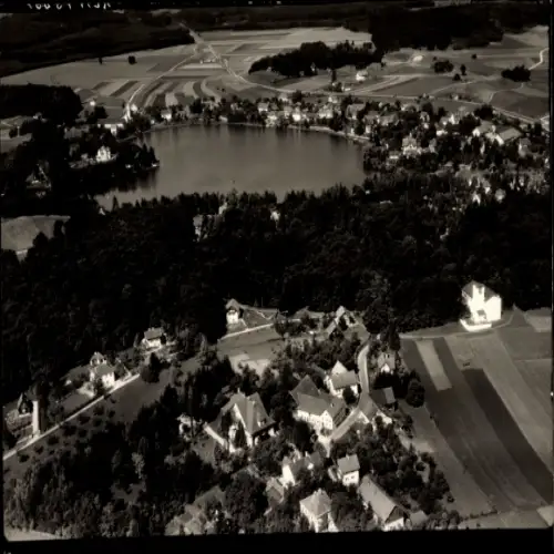 Foto Oberpfaffenhofen Weßling in Oberbayern, Fliegeraufnahme