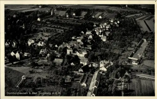 Ak Dornholzhausen Bad Homburg, Fliegeraufnahme