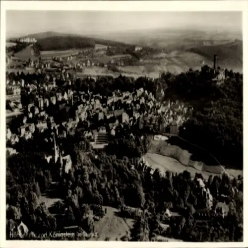 Ak Königstein im Taunus, Fliegeraufnahme