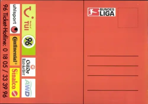 Autogrammkarte Fußballer Silvio Schröter, Hannover 96, Autogramm