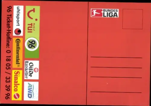 Autogrammkarte Fußballer Jaime, Hannover 96, Autogramm