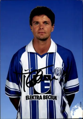 Autogrammkarte Fußballer Robert Thoben, SV Meppen, Autogramm