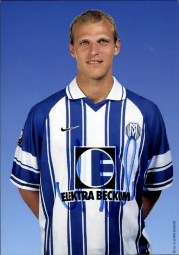 Autogrammkarte Fußballer Alexander Ukrow, SV Meppen, Autogramm