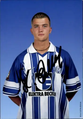 Autogrammkarte Fußballer Holger Wehlage, SV Meppen, Autogramm