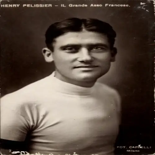 Ak Radrennsport, Radrennfahrer Henry Pelissier, Frankreich