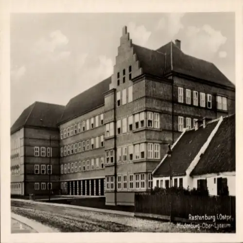 Ak Korsze Korschen Ostpreußen, Rastenburg i.Ostpr., Hindenburg-Ober-Lyzeum