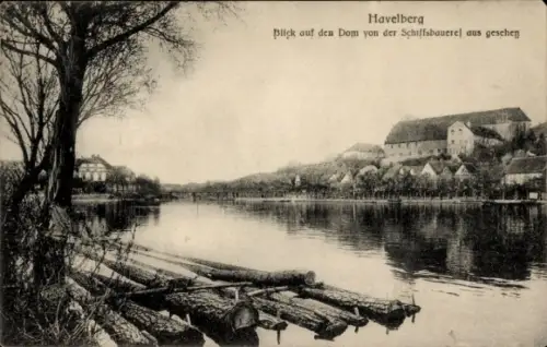 Ak Havelberg in Sachsen Anhalt, Dom, Schiffsbauerei