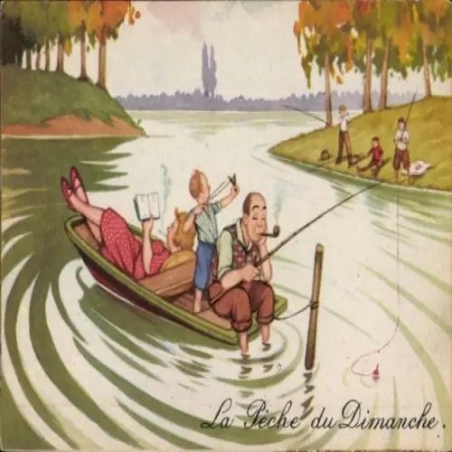 Ak La Peche du Dimanche, Humor