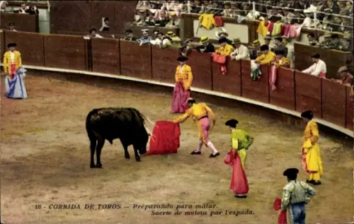 Ak Stierkampf, Preparando para matar