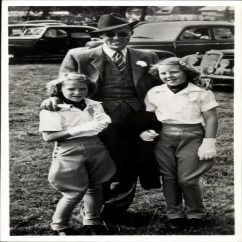Ak Prinz Bernhard, Prinzessinnen Beatrix und Irene, Groenendaal 1949