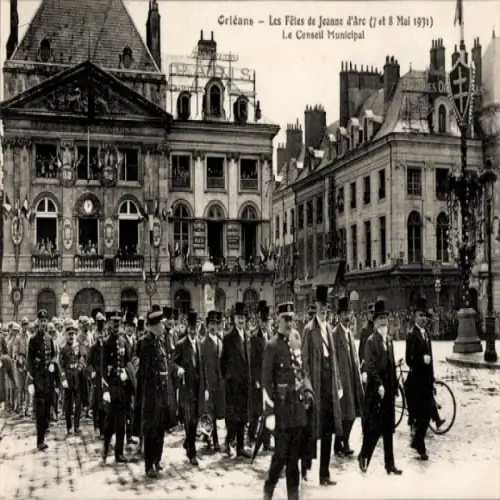 Ak Orléans Loiret, Fetes de Jeanne d'Arc, 1931, Le Conseil Municipal
