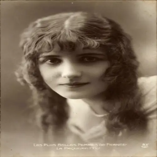 Foto Ak Frauenportrait