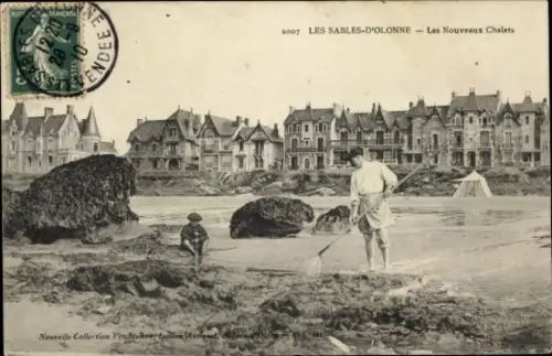 Ak Les Sables d'Olonne Vendée, Nouveaux Chalets