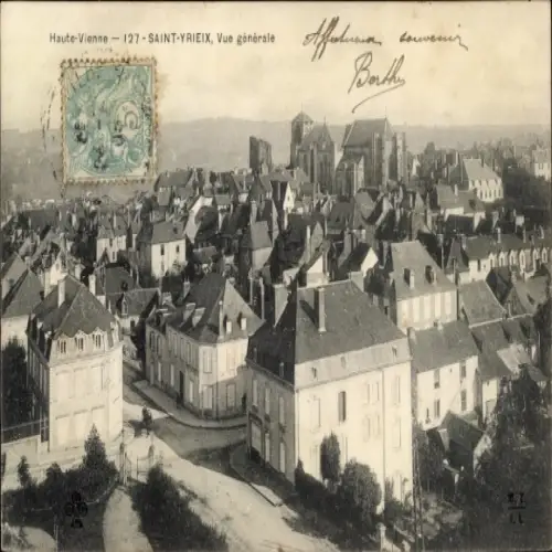 Ak Saint Yrieix Haute Vienne, Gesamtansicht