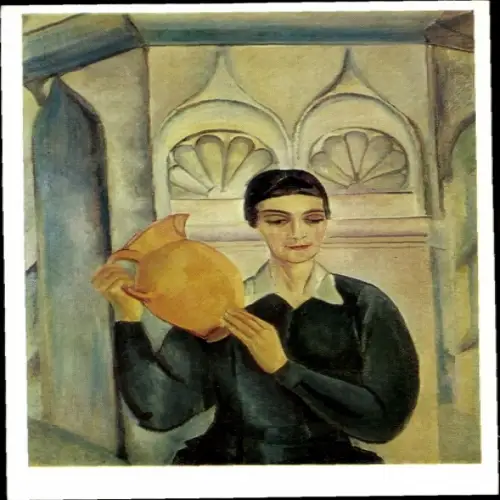 Künstler Ak Kusnezow, Pawel, Jelena Bebutowa, Portrait