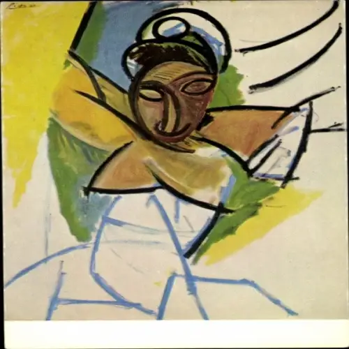 Künstler Ak Picasso, Pablo, Frau