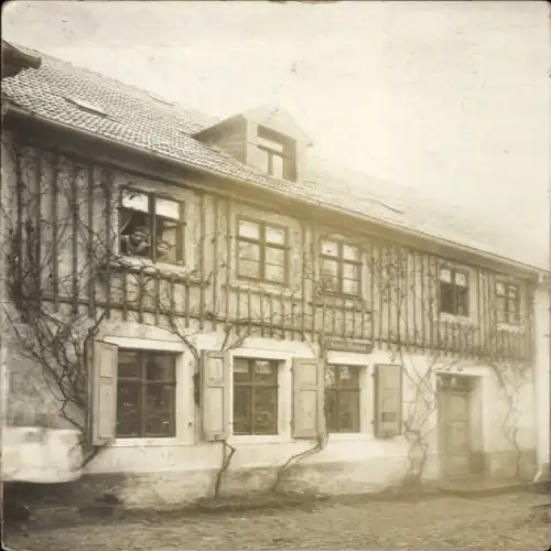 Foto Ak Elstra in der Oberlausitz Sachsen, Wohnhaus