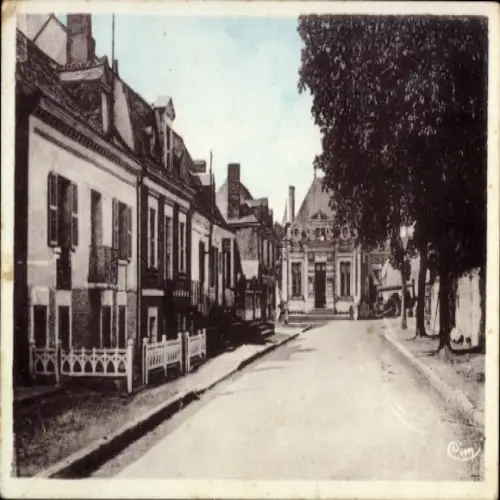 Ak Beaumont la Ronce Indre et Loire, Rue de la Douve
