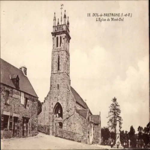 Ak Dol de Bretagne Ille et Vilaine, Eglise du Mont Dol