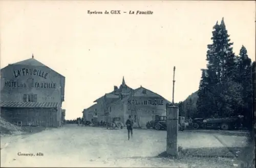 Ak Gex Ain, La Faucille, Hotel, Umgebung von   Fotografie