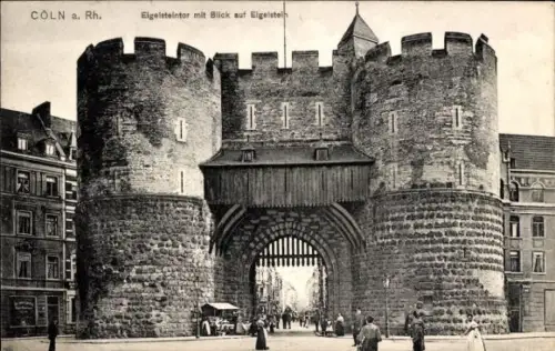 Ak Köln am Rhein,Eigelsteintor, Eigelstein