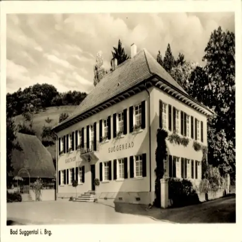 Ak Suggental Waldkirch im Breisgau Schwarzwald, Gasthof, Pension, Wälder, ruhige Umgebung