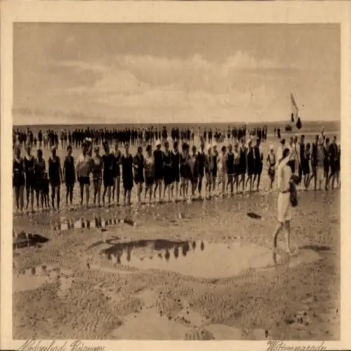 Ak Nordseebad Büsum, Wattenparade
