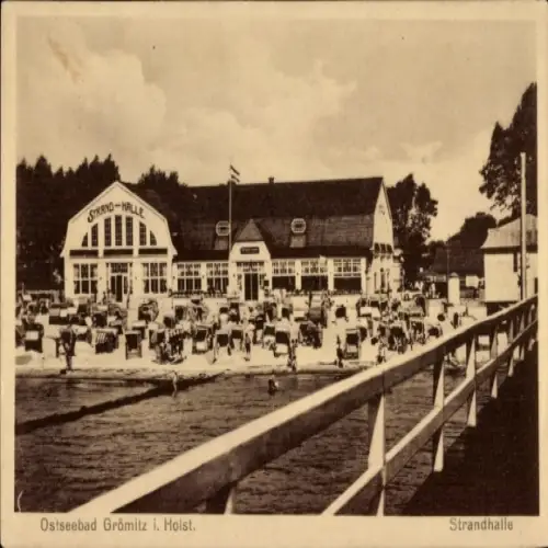 Ak Ostseebad Grömitz in Holstein, Strandhalle