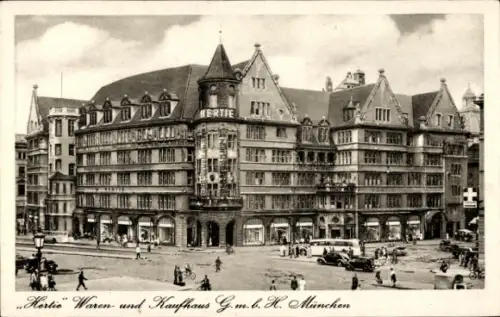Ak München, Hertie-Waren- und Kaufhaus