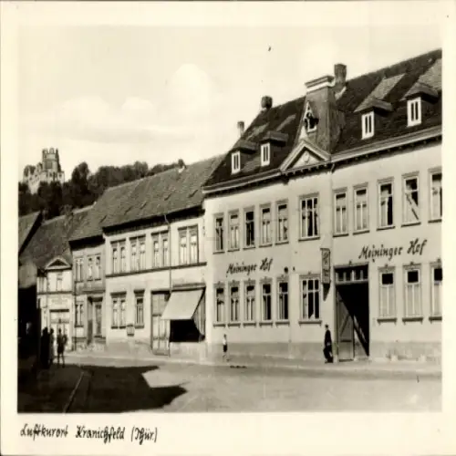 Ak Kranichfeld in Thüringen, Luftkurort Kranichfeld, Meininger Hof, s Gebäude